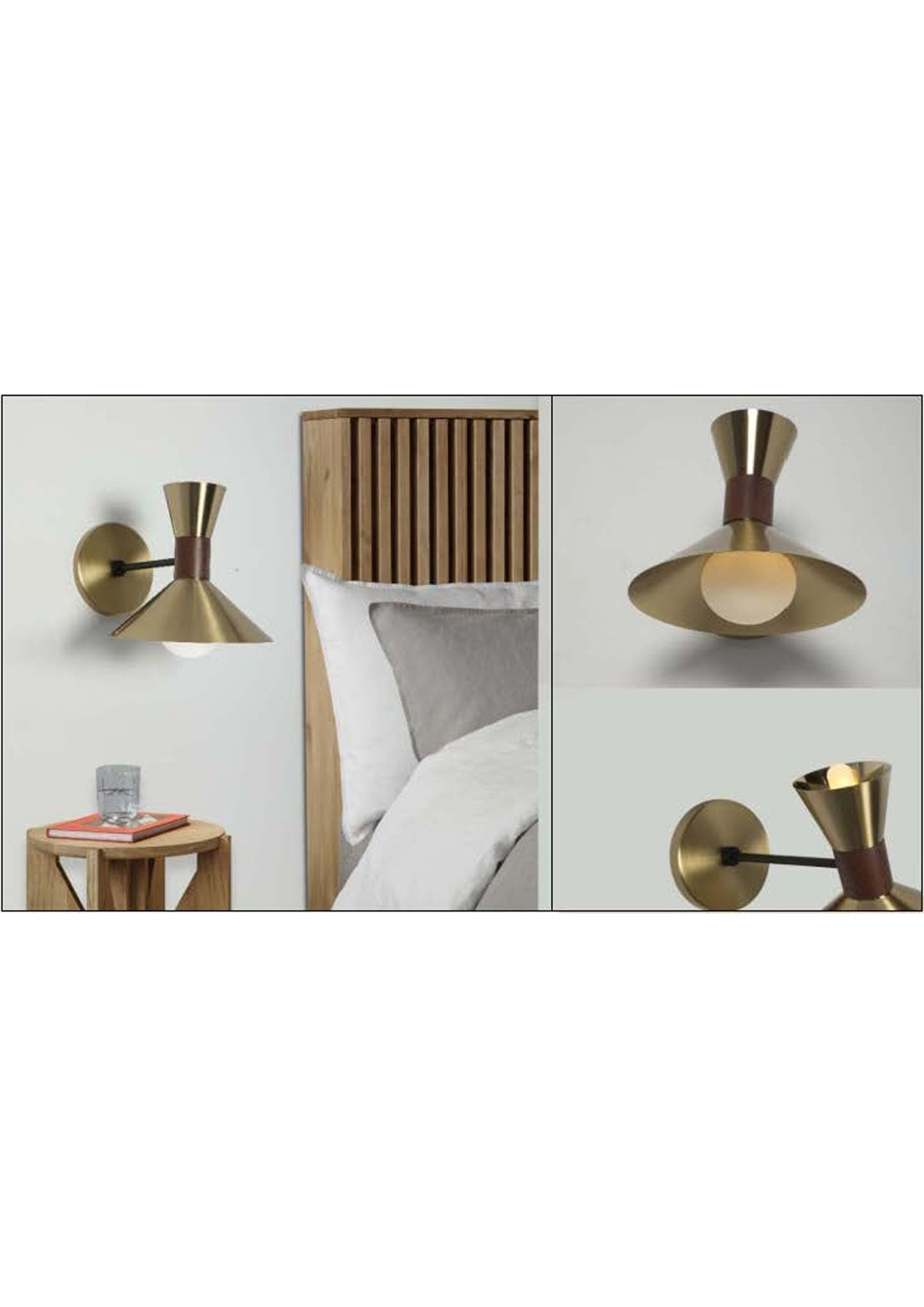 Beyond Lights - Brass Wall Lamp- GL